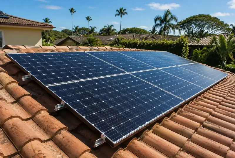 Installation de panneaux solaires à Bésayes